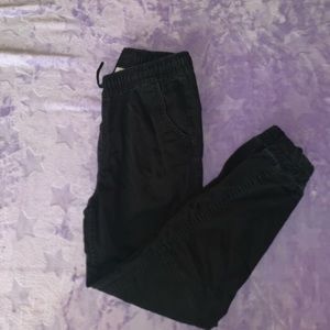 Black cargo pants